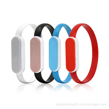 Yijiashishang Portable Bracelet Micro USB Charging Cable Hot Selling 2 in 1 Mobile Phone Charger
